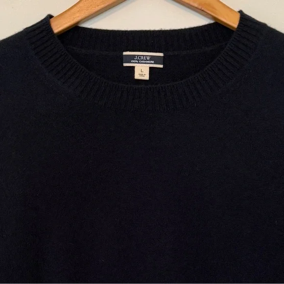 J.Crew Cashmere shrunken crewneck sweater - Picture 4 of 5